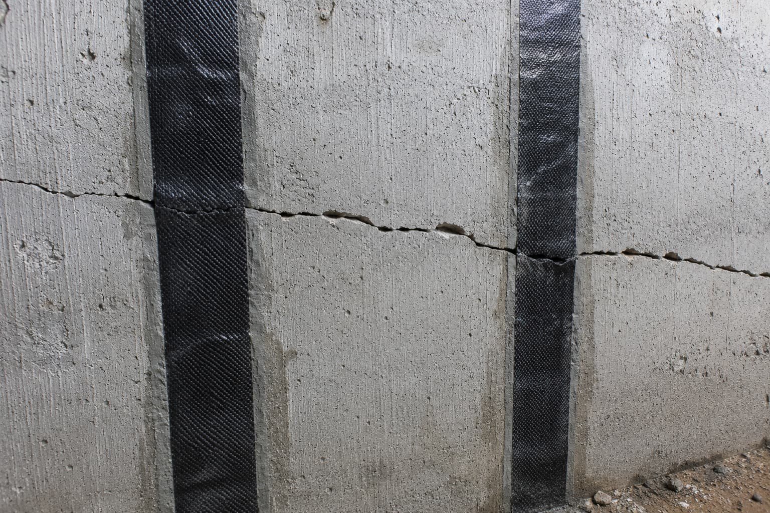 Bowing wall repair carbon fiber reinforcement in Lafayette LA